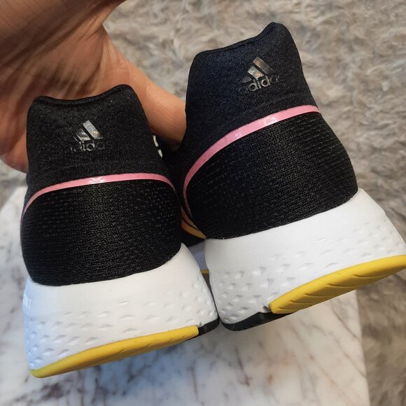 Adidas Womens Edge Lux Black Pink Sneaker Size 9.5 - Picture 6 of 7